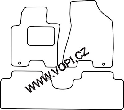 Autokoberce Kia Sportage 12/2004 - 07/2010 Carfit (2332)